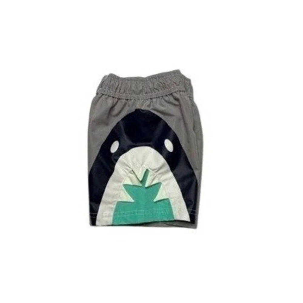 Wippette Shark Gray Swim Shorts Trunks 18 Months‎ Toddler Vacation